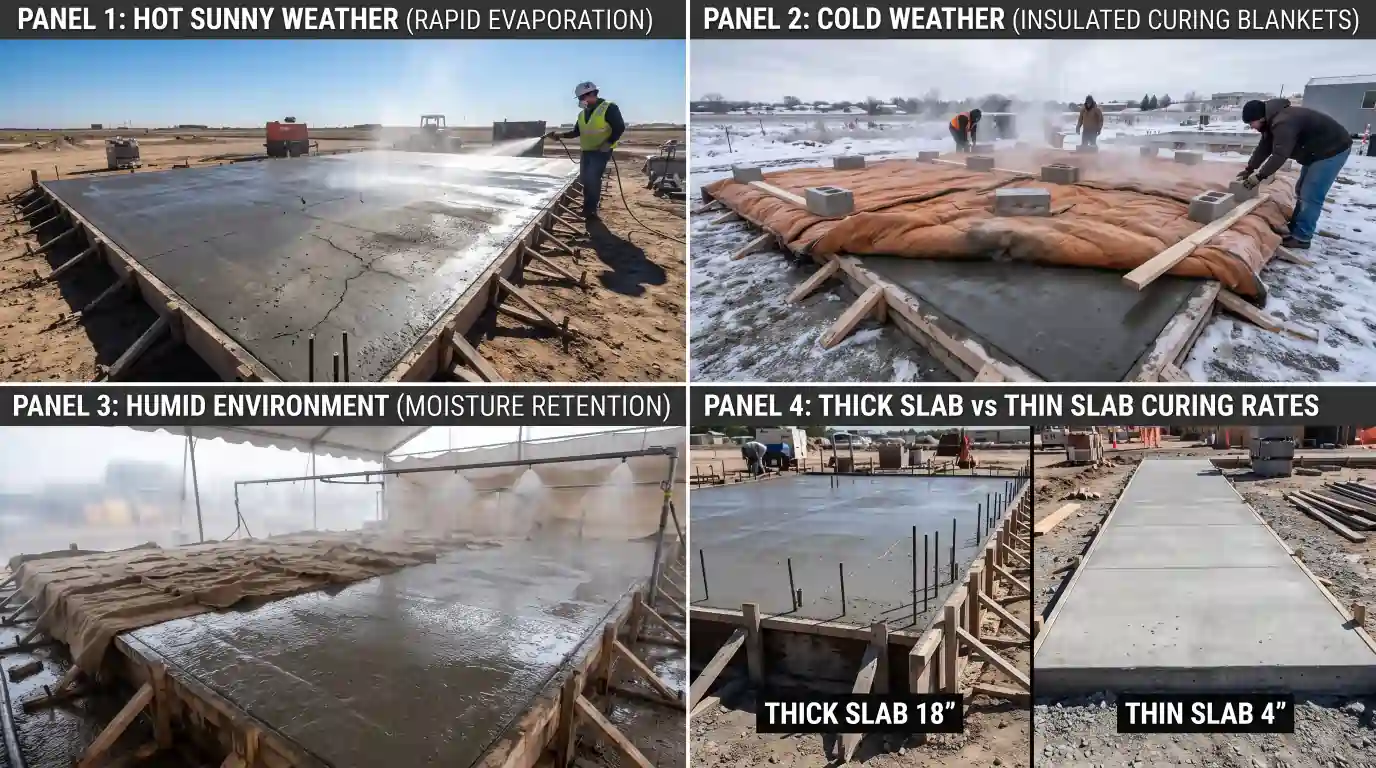 Factors That Affect Concrete Curing Time