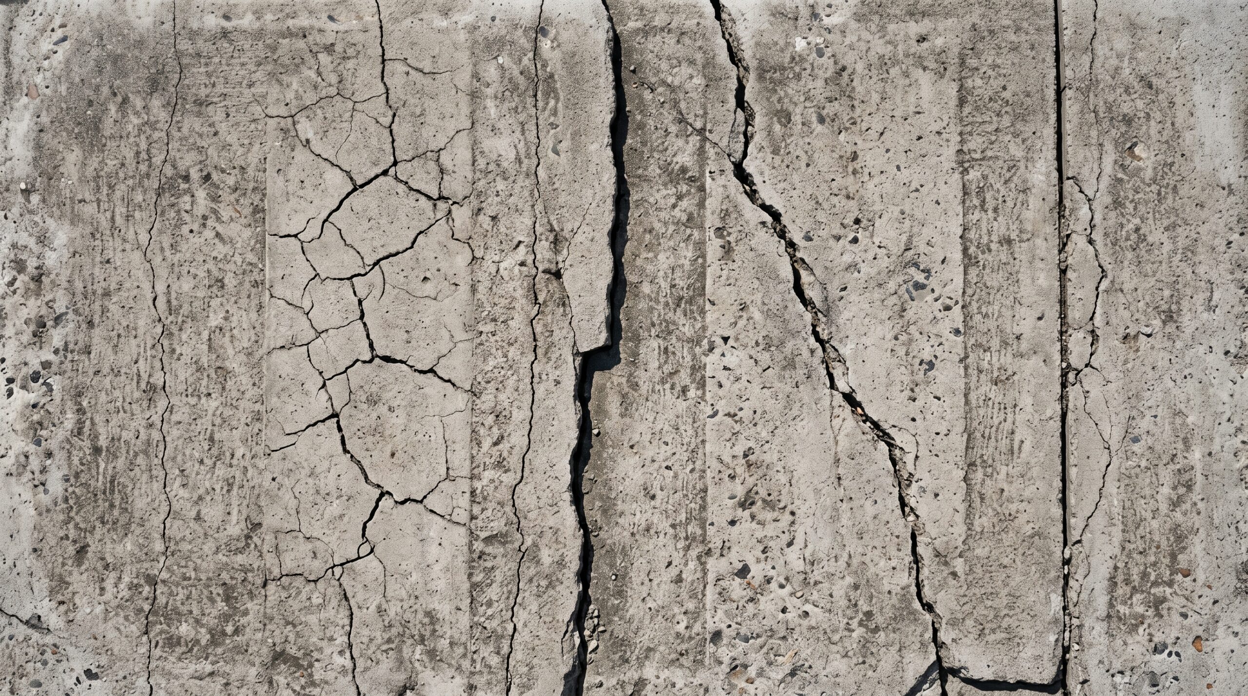 Common causes of cracks in residential concrete.